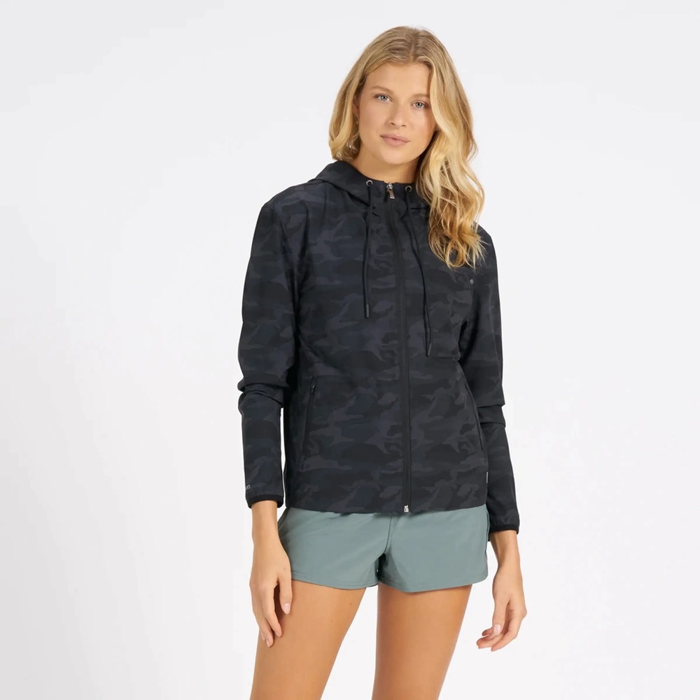 Vuori Black Camo Outdoor Training Shell Jacket